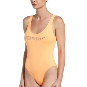 Nike Multi Logo Women's U-Back One Piece Swimsuit Size XL Nessc250-631